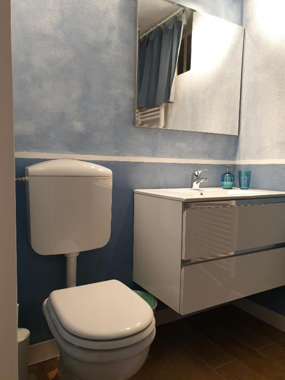 Koupelna v ubytování Casa Lella