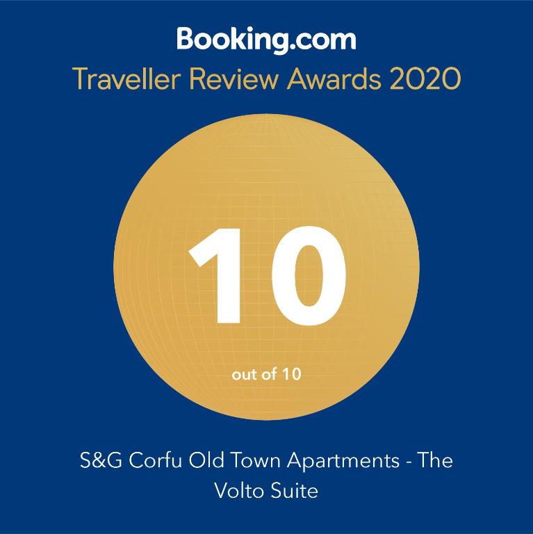 Certifikát, hodnocení, plakát nebo jiný dokument vystavený v ubytování S&G Corfu Old Town Apartments - The Volto Suite