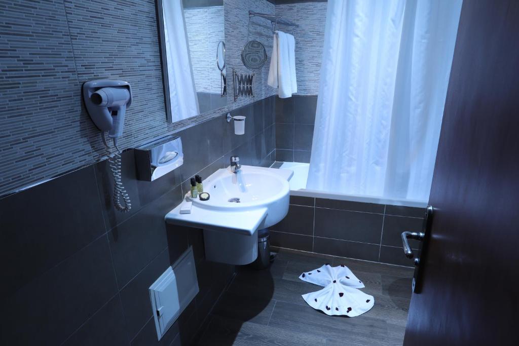 Koupelna v ubytování Helnan Chellah Hotel