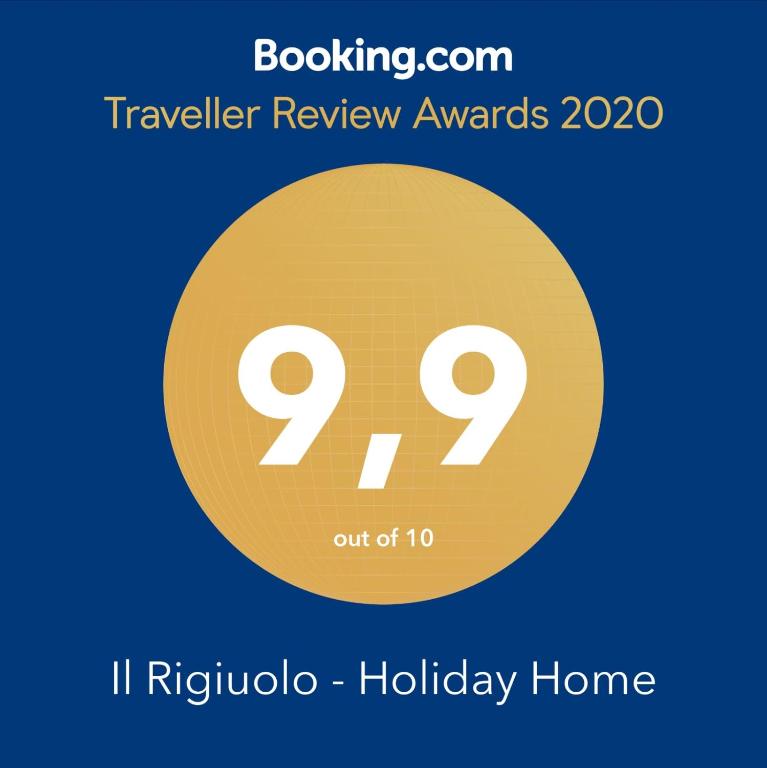 Certifikát, ocenenie alebo iný dokument vystavený v ubytovaní Il Rigiuolo - Holiday Home