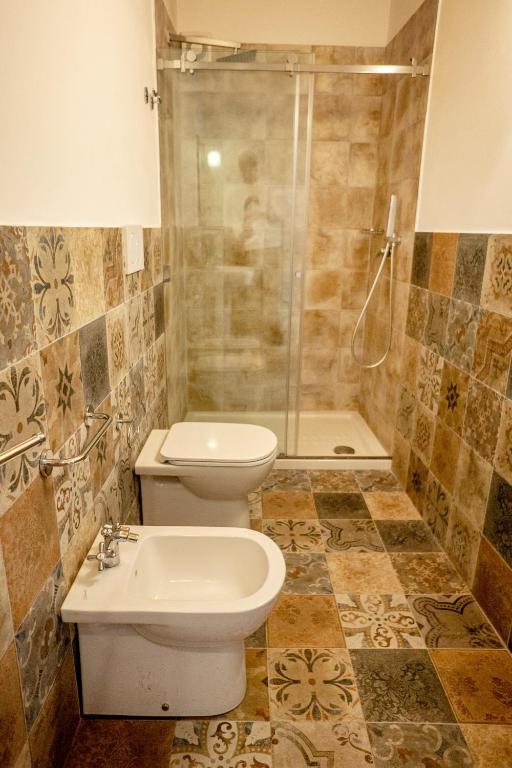 Koupelna v ubytování Masseria Testaferrata