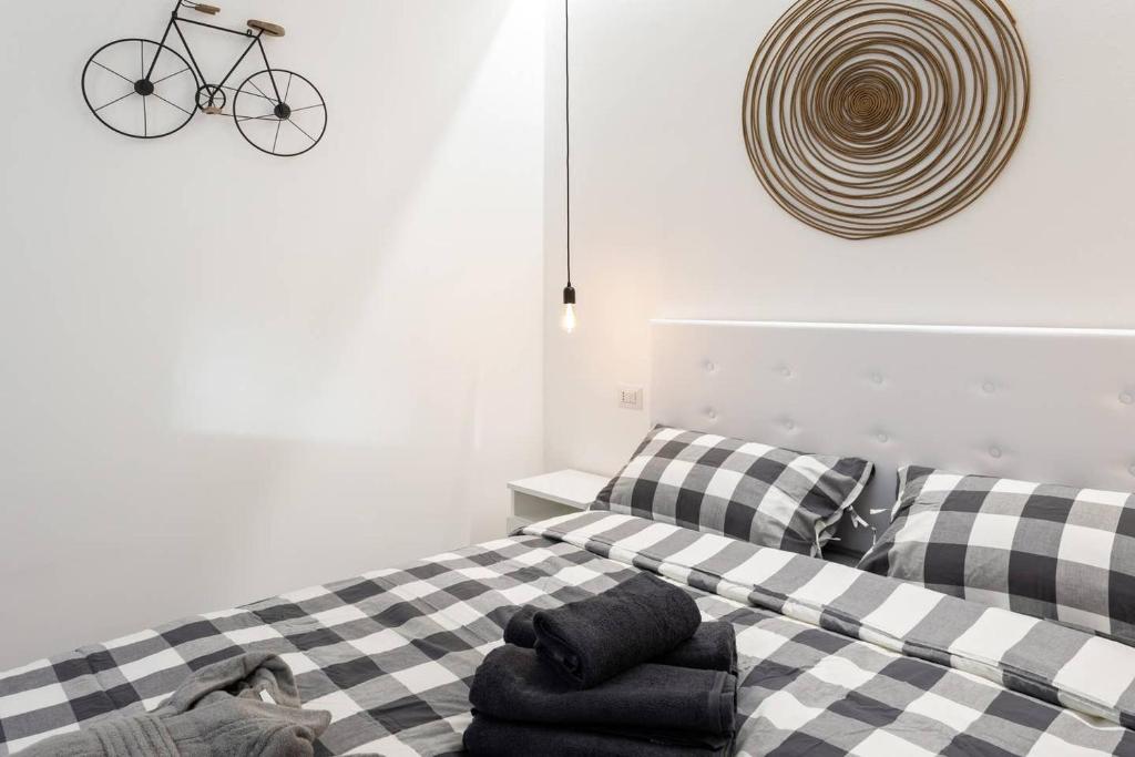 Posteľ alebo postele v izbe v ubytovaní Modern and new flat in Duomo area