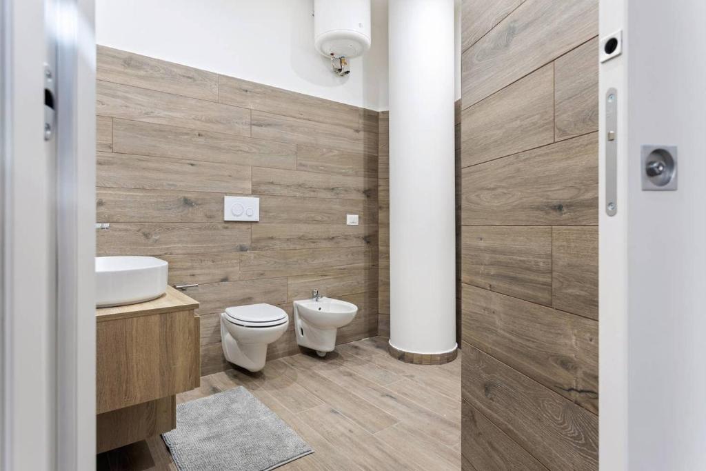 Kúpeľňa v ubytovaní Modern and new flat in Duomo area