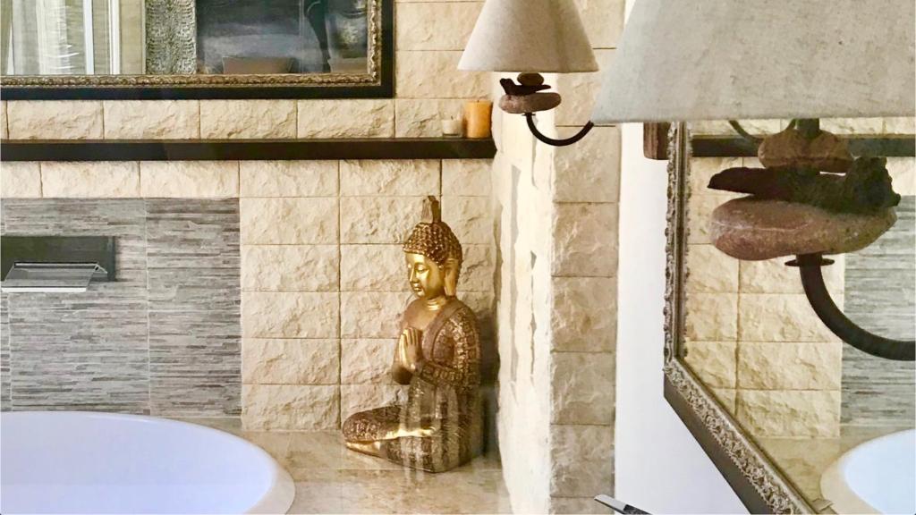 Koupelna v ubytování Luxury Suite