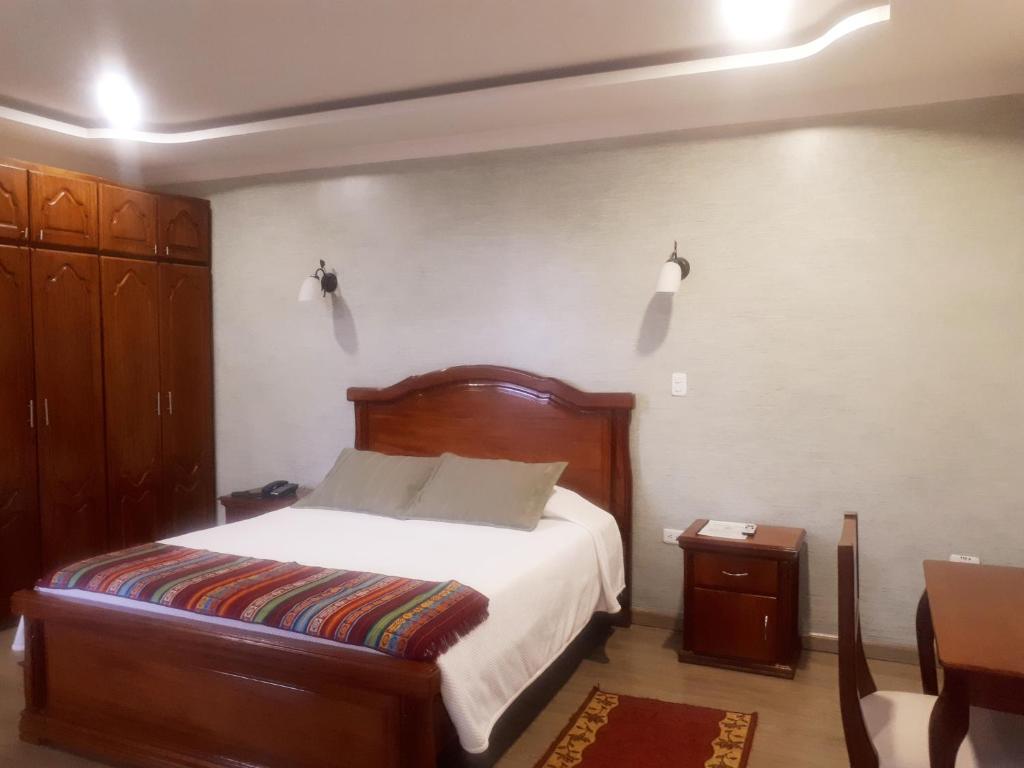 Postel nebo postele na pokoji v ubytování Hotel Casa Montero