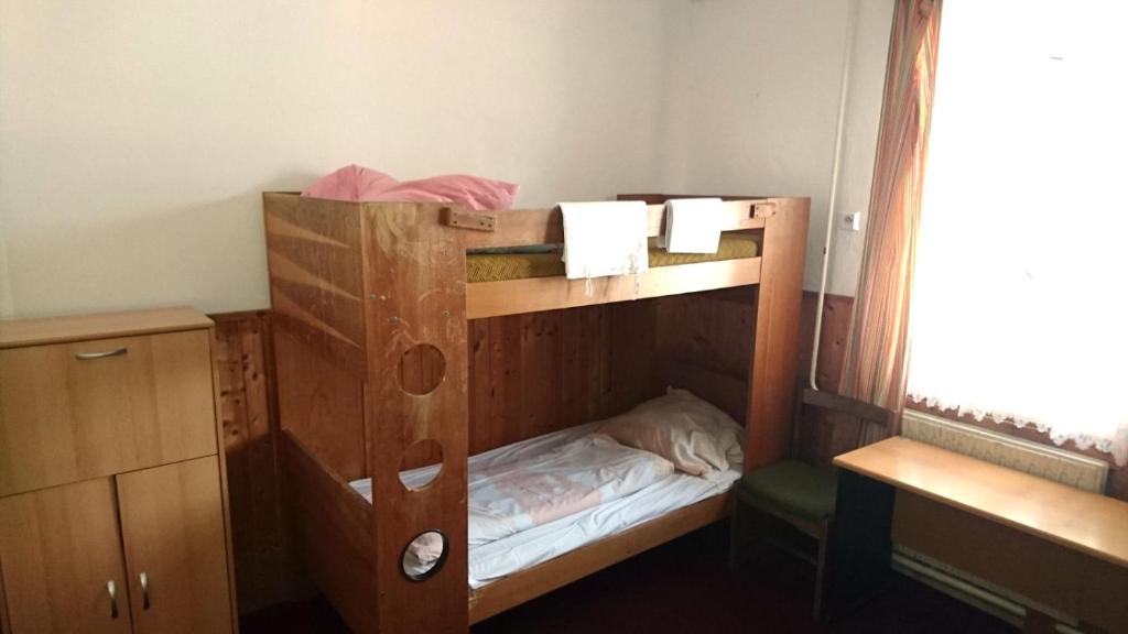 Postel nebo postele na pokoji v ubytování Chata Luna