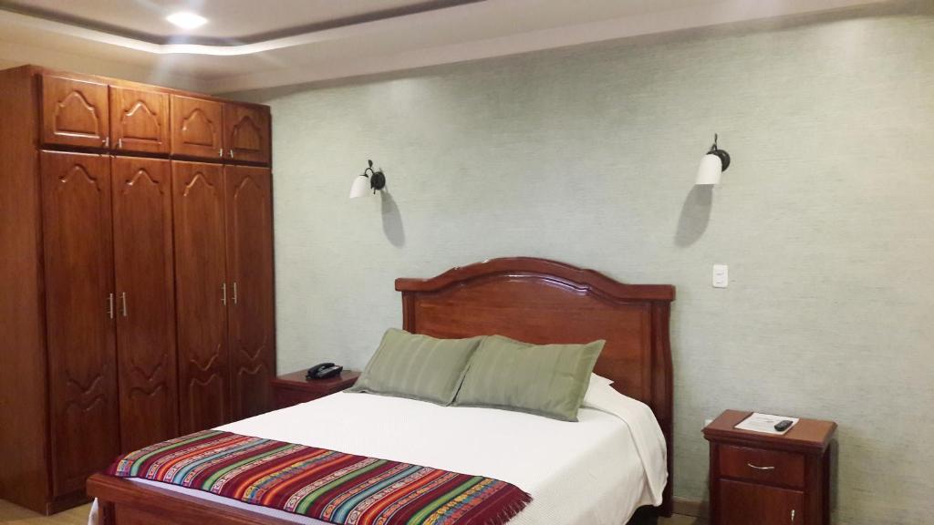 Postel nebo postele na pokoji v ubytování Hotel Casa Montero