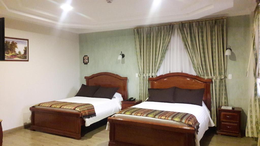 Postel nebo postele na pokoji v ubytování Hotel Casa Montero