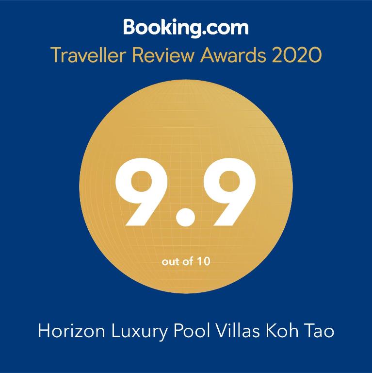 Certifikát, hodnocení, plakát nebo jiný dokument vystavený v ubytování Horizon Luxury Pool Villas Koh Tao