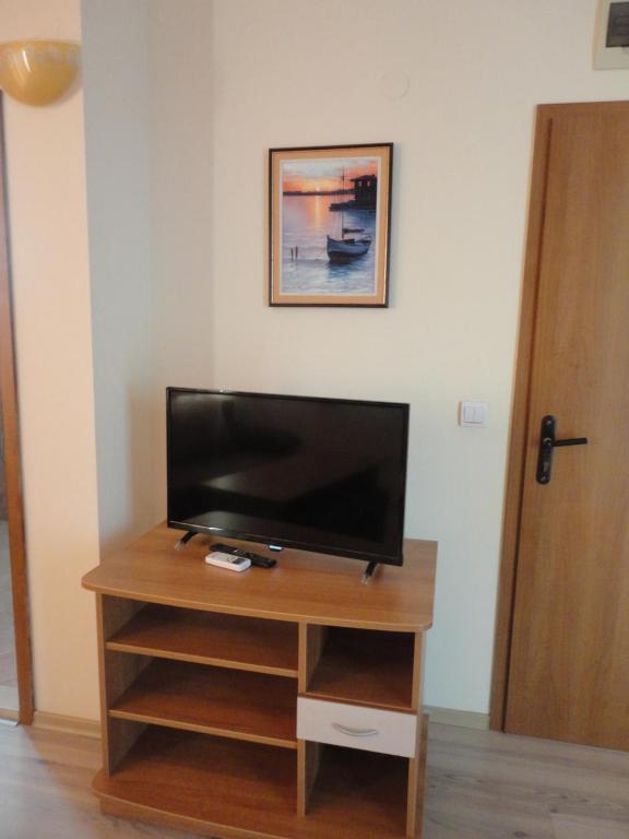 TV a/nebo společenská místnost v ubytování Barex Family Hotel