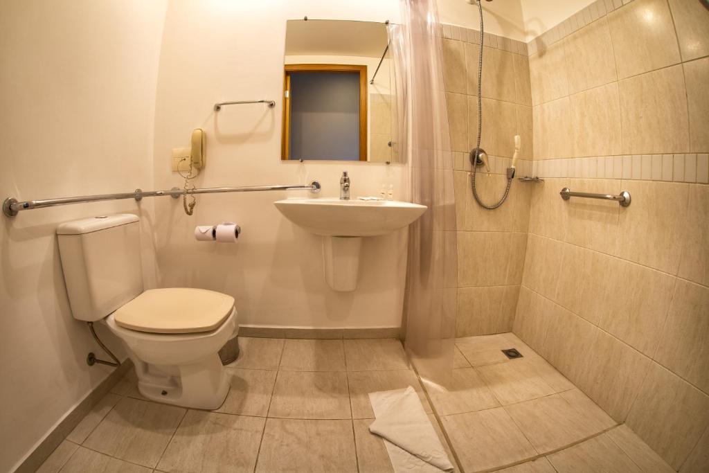 Koupelna v ubytování Hotel Campo Largo Express