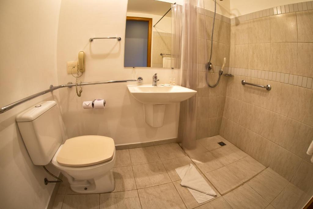 Koupelna v ubytování Hotel Campo Largo Express