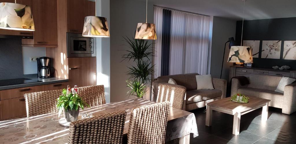 Kuchyň nebo kuchyňský kout v ubytování Apartment Campinor