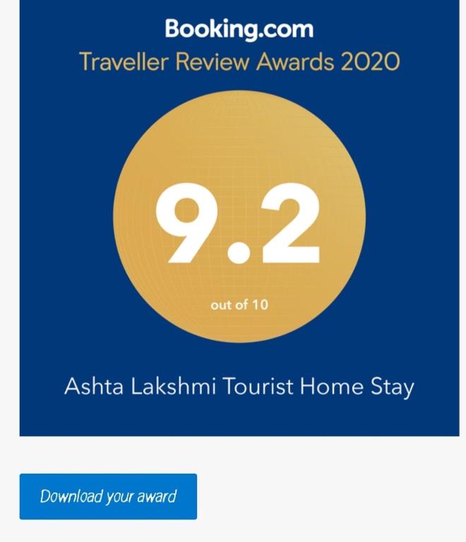 Certifikát, hodnocení, plakát nebo jiný dokument vystavený v ubytování Ashta Lakshmi Tourist Home Stay