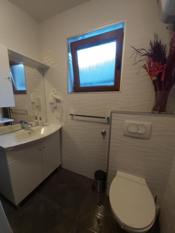 Koupelna v ubytování Apartment Mira