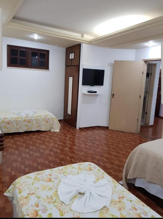 Postel nebo postele na pokoji v ubytování HOTEL POUSADA ALAGOINHAS