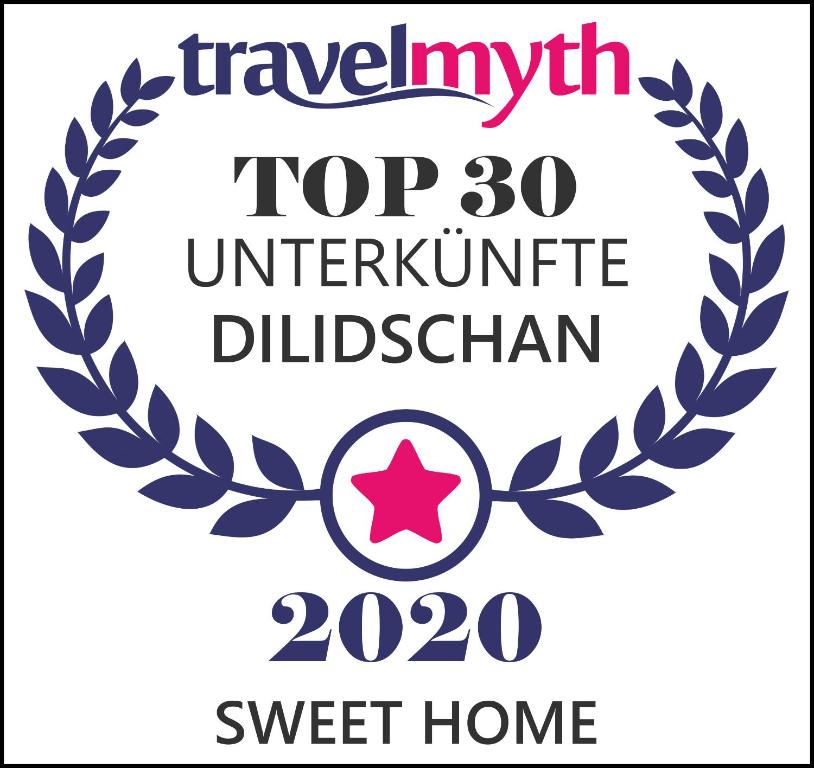 Certifikát, hodnocení, plakát nebo jiný dokument vystavený v ubytování Sweet Home