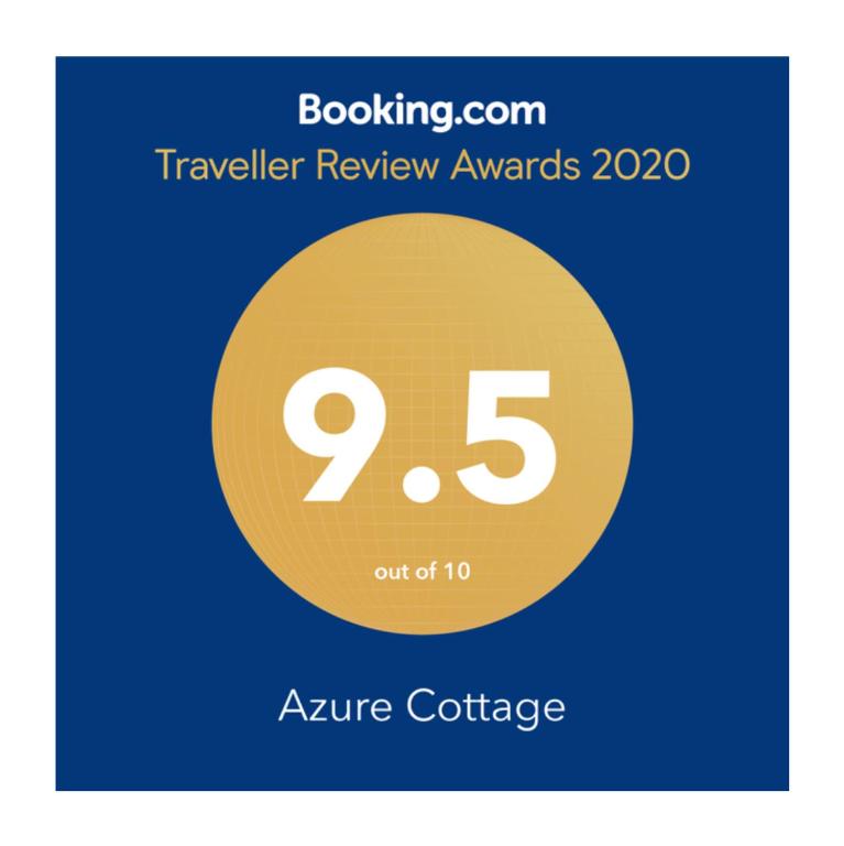 Certifikát, hodnocení, plakát nebo jiný dokument vystavený v ubytování Azure Cottage