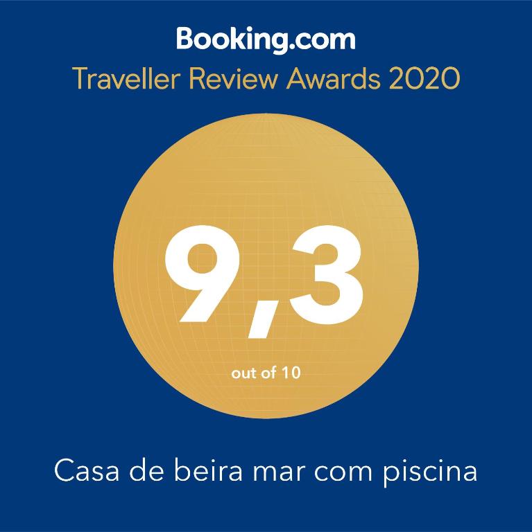  Casa de beira mar com piscina