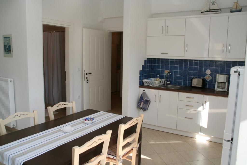 Kuchyň nebo kuchyňský kout v ubytování Villa Gabriela