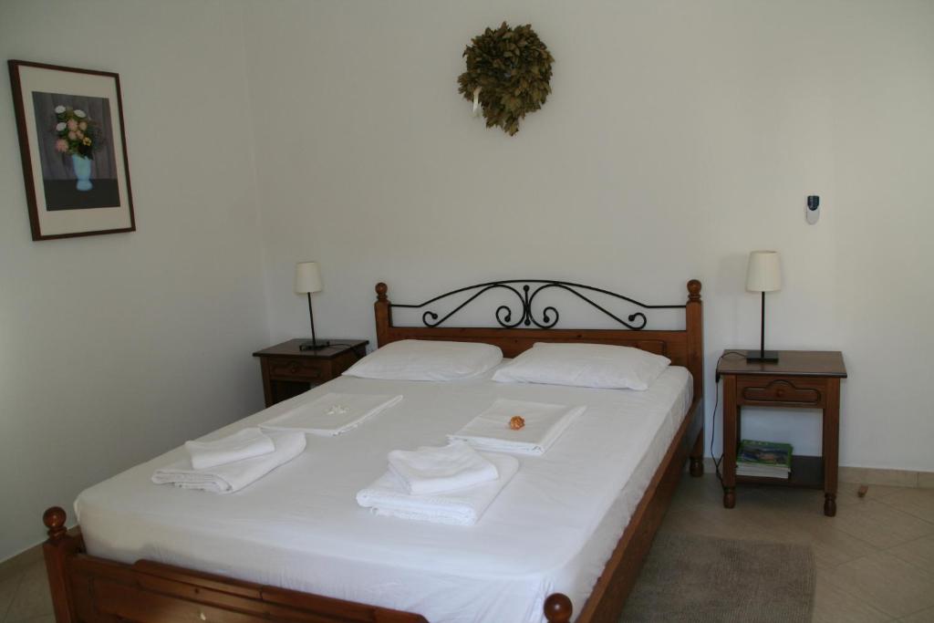 Postel nebo postele na pokoji v ubytování Villa Gabriela