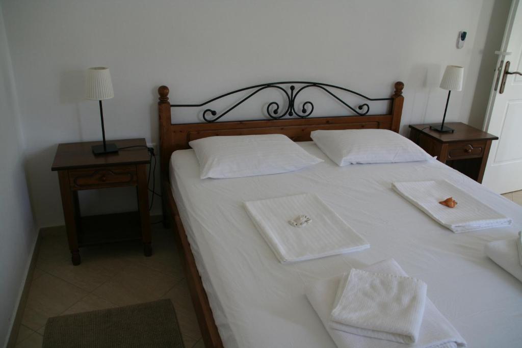 Postel nebo postele na pokoji v ubytování Villa Gabriela