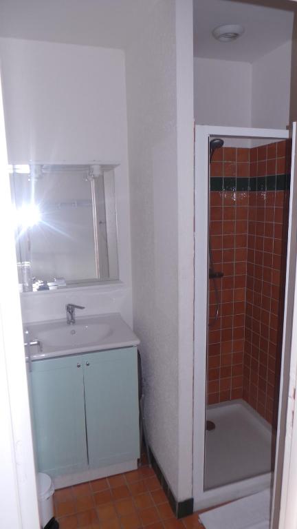 Koupelna v ubytování Hotel Le Gambetta
