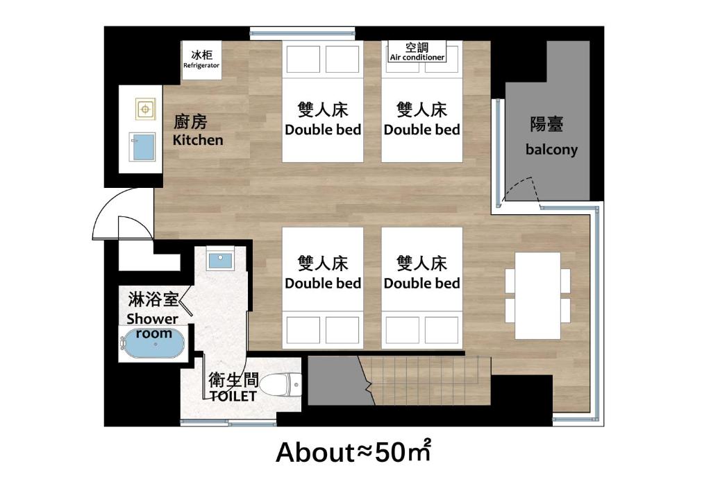 Hotel Apartment Ueno Inaricho Sta - Habitación Familiar