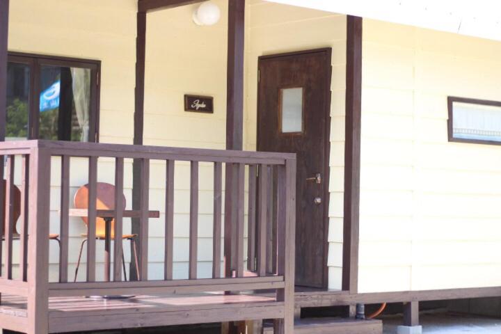 Balkón nebo terasa v ubytování Nangoku Lodge Booya