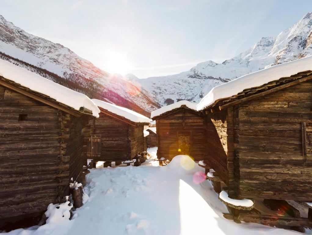 Hotel Allalin Saas-Fee v zimě