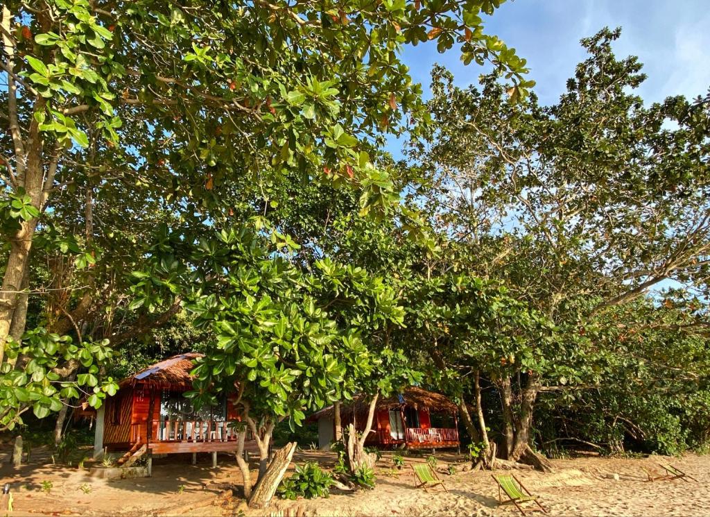Zahrada ubytování Cha Cha Bungalow