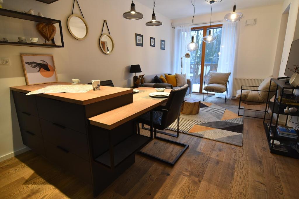 Posezení v ubytování Apartman Milíř - ADULTS ONLY