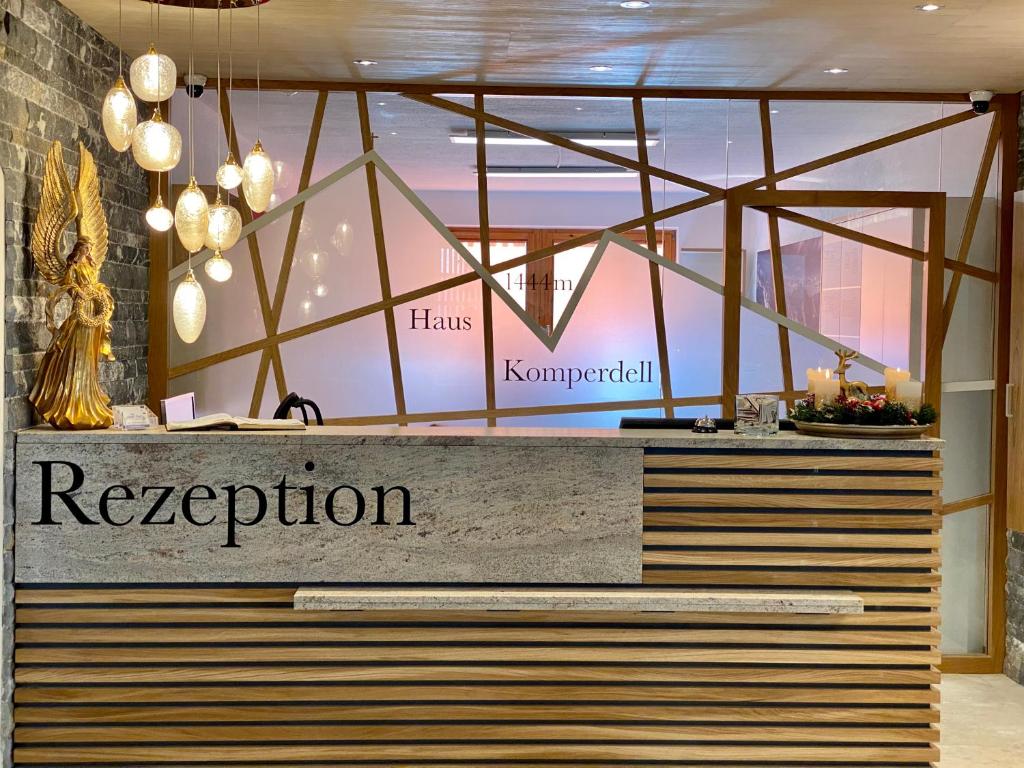 Vstupní hala nebo recepce v ubytování Hotel Komperdell