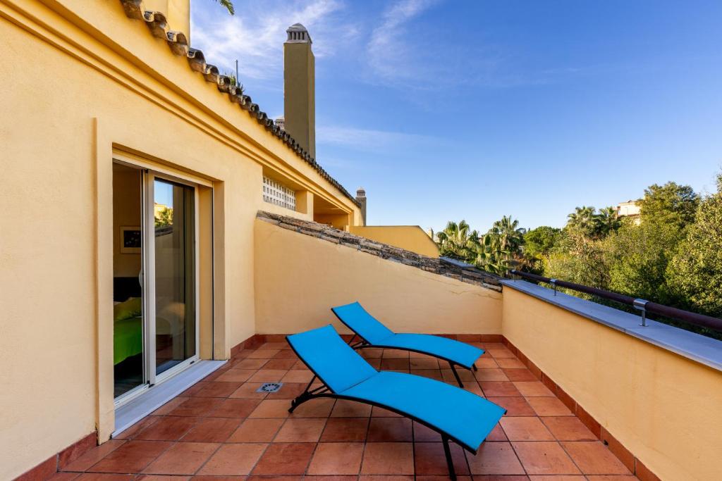 Balkón nebo terasa v ubytování Sierra Blanca, Marbella