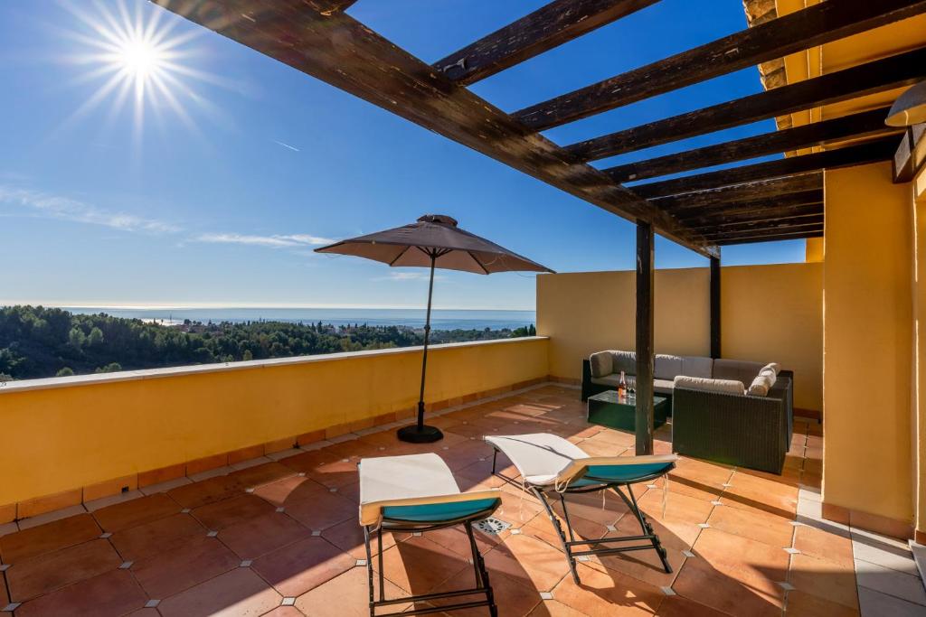 Balkón nebo terasa v ubytování Sierra Blanca, Marbella