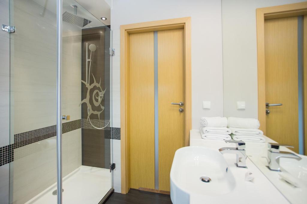 Kúpeľňa v ubytovaní Apartamenty Świnoujście - Rezydencja Sienkiewicza