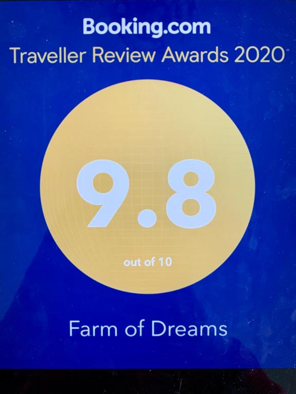 Certifikát, hodnocení, plakát nebo jiný dokument vystavený v ubytování Farm of Dreams Algarve