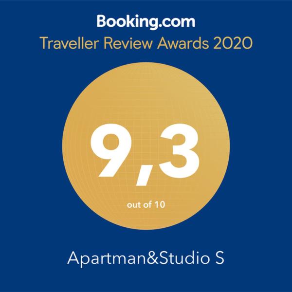 Certifikát, ocenenie alebo iný dokument vystavený v ubytovaní Apartman&Studio S
