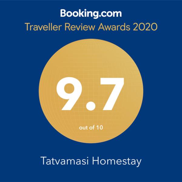 Certifikát, hodnocení, plakát nebo jiný dokument vystavený v ubytování Tatvamasi Homestay