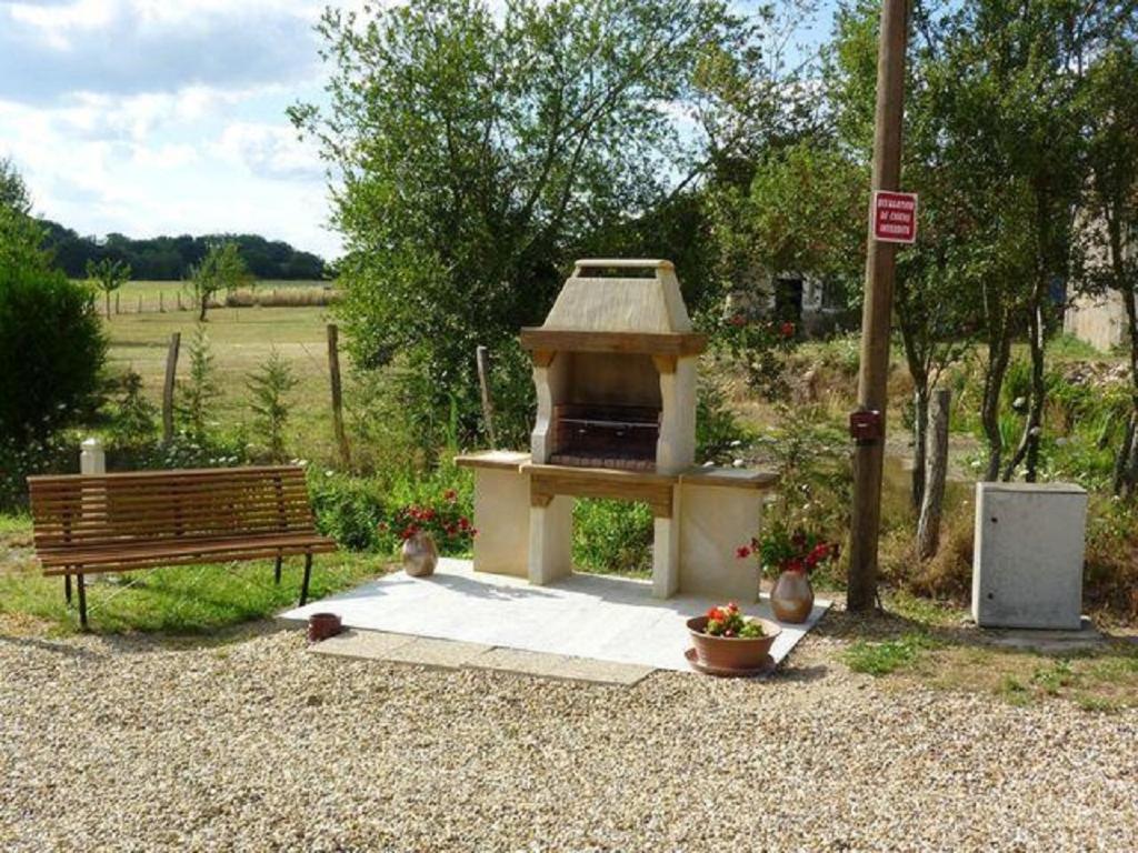 Zahrada ubytování Les Chalets du Quignon