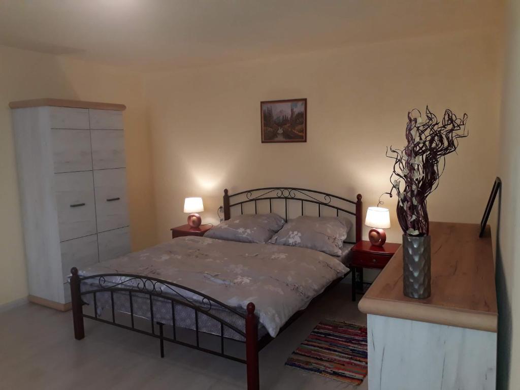 Postel nebo postele na pokoji v ubytování Apartmány Matilda