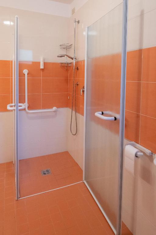 Koupelna v ubytování Hotel Parigi