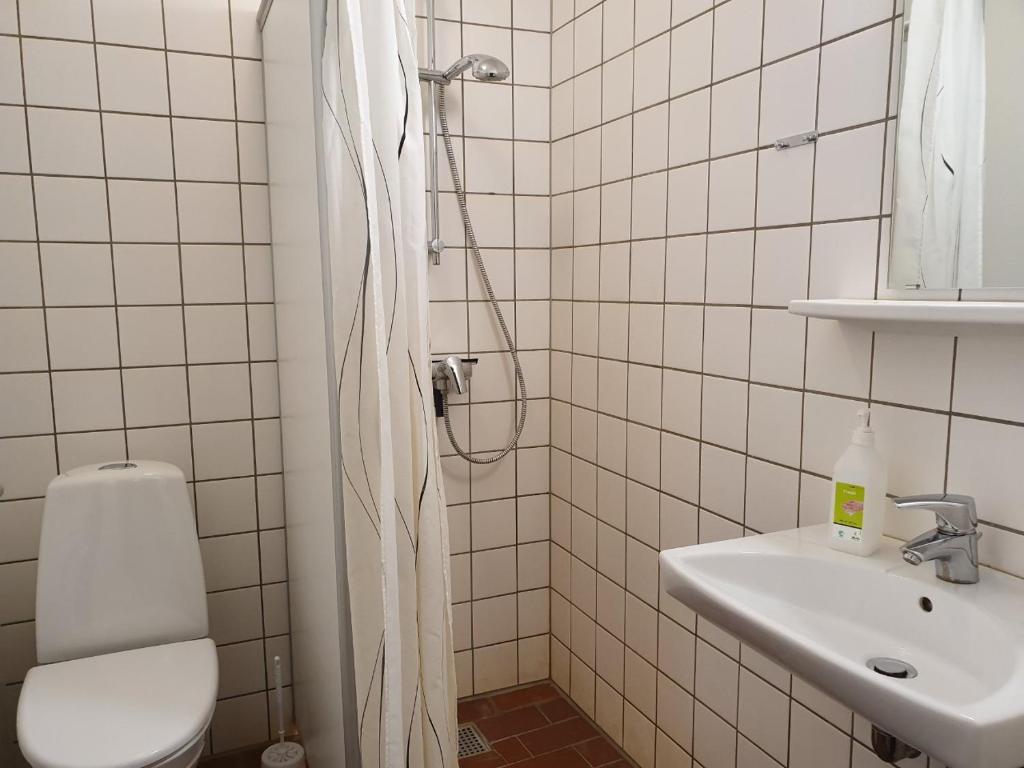 Koupelna v ubytování Danhostel Ringsted