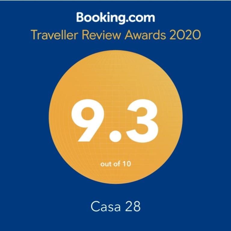 Сертификат, награда, вывеска или другой документ, выставленный в Casa 28
