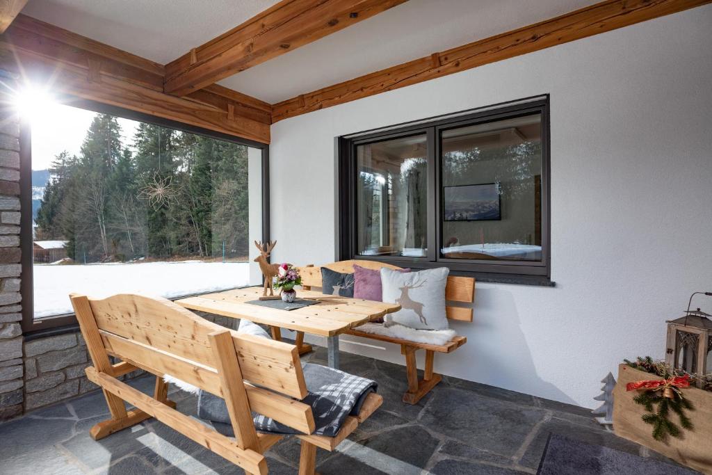 Posezení v ubytování otto steiner appartements pension ellmau & wilder kaiser