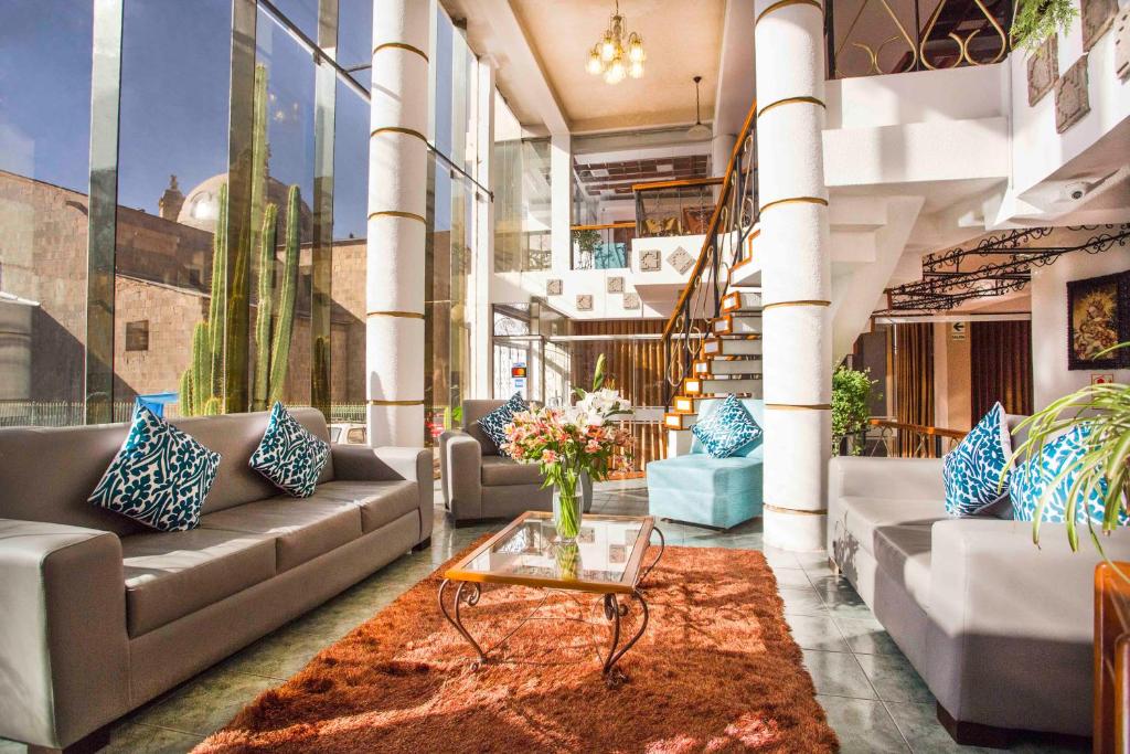 O zonă de relaxare la Conde de Lemos Hotel