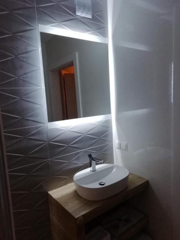 Koupelna v ubytování Apartamenty Szarotka