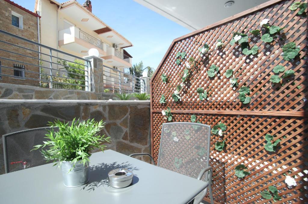 Balkón nebo terasa v ubytování SeaSide House