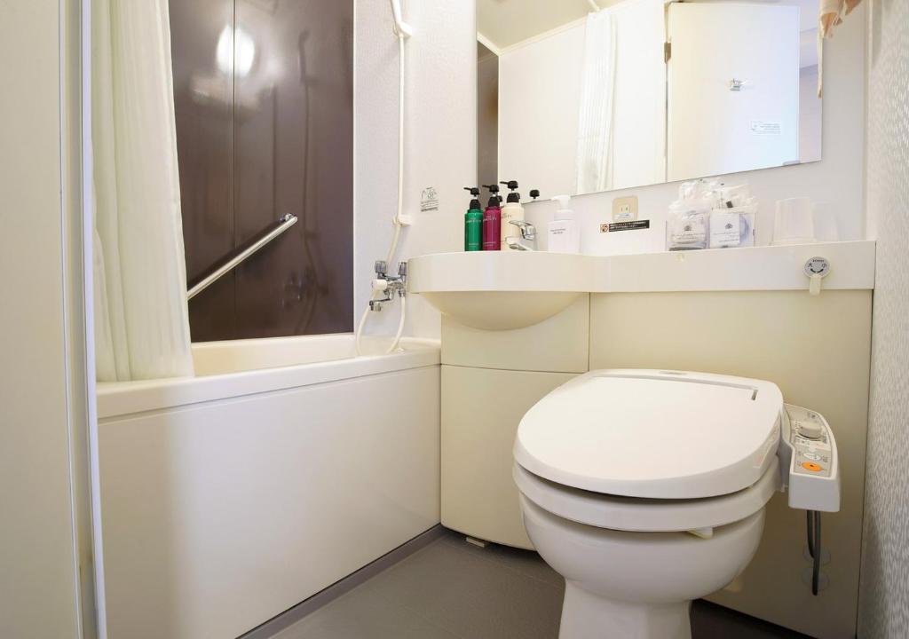 Koupelna v ubytování APA Hotel Sakai Ekimae