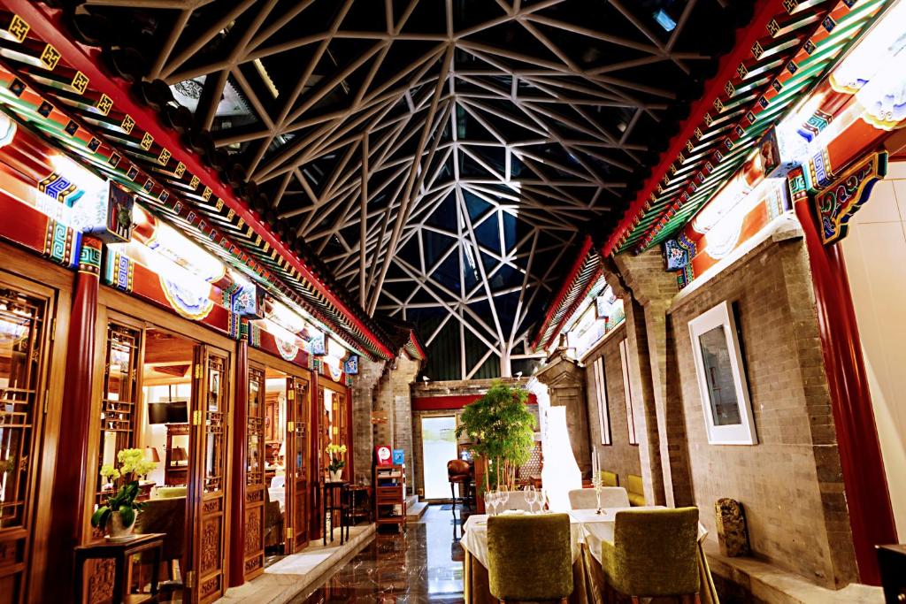 Restaurace v ubytování Cours Et Pavillons
